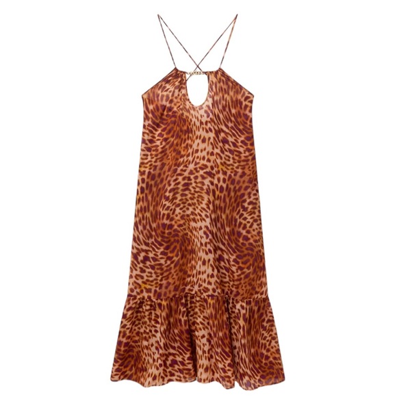 Stella McCartney***Cheetah Print Summer Long Cover-Up Dress***$840 - Picture 2 of 4